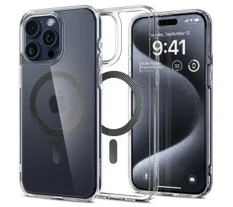 Etui Spigen Ultra Hybrid MagFit do iPhone 15 Pro carbon fiber