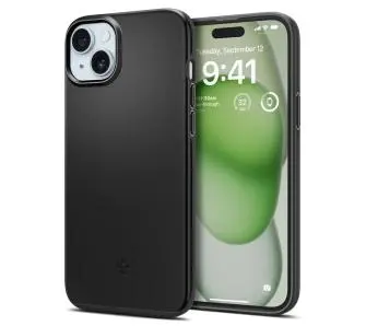 Etui Spigen Thin Fit do iPhone 15 Czarny