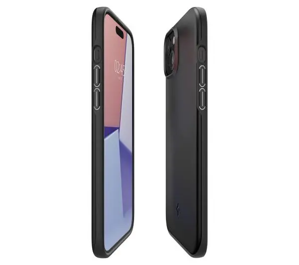 Spigen Thin Fit do iPhone 15 Czarny