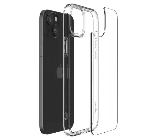 Spigen Ultra Hybrid do iPhone 15 crystal clear