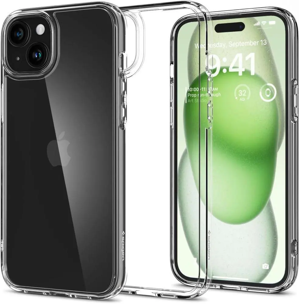 Etui Spigen Ultra Hybrid do iPhone 15 crystal clear