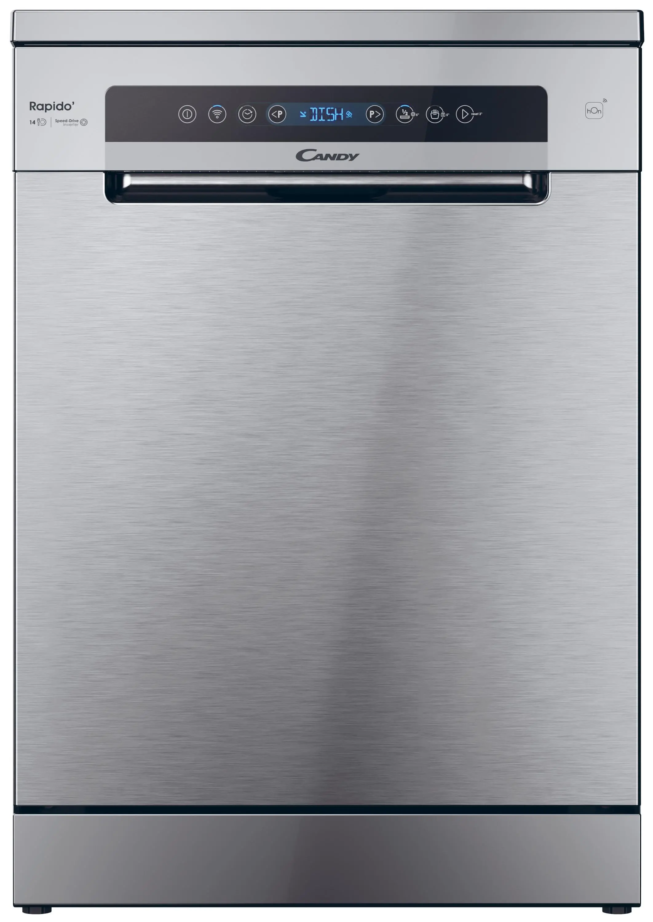 Zmywarka Candy RapidO CF 4C6F1X 59,7cm Automatyczne otwieranie drzwi Szuflada na sztućce Zdalne sterowanie