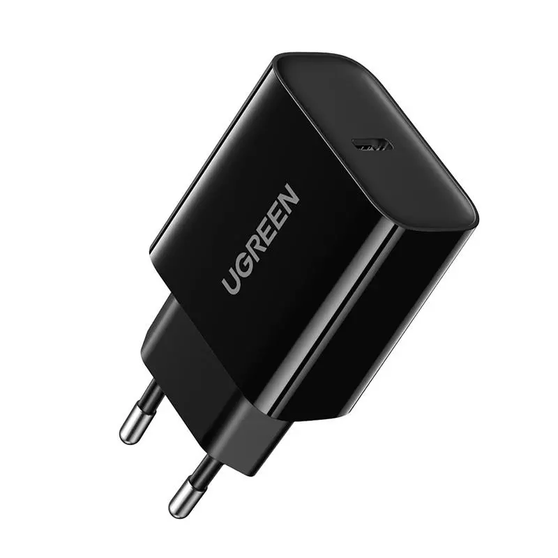 Ładowarka sieciowa UGREEN USB-C 20W PD3.0 Czarny
