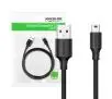 Kabel UGREEN USB do miniUSB US132 0,5m Czarny