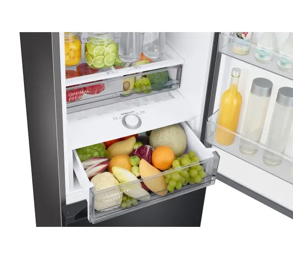 Samsung Bespoke RB38C7B6AB1 Funkcje AI Pełny No Frost 203cm Szuflada z kontrolą wilgotności Zdalne sterowanie Grafitowa Stal - TRZECI -55%, ALBO 5-TY ZA 1ZŁ - Kup na Raty - RRSO 0%