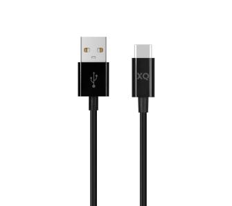 Kabel Xqisit USB C - USB A 3,0 1,5m Czarny