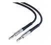 Kabel  audio 3mk jack 3,5mm - jack 3,5mm 1m Czarny