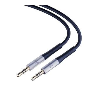 Kabel  audio 3mk jack 3,5mm - jack 3,5mm 1m Czarny