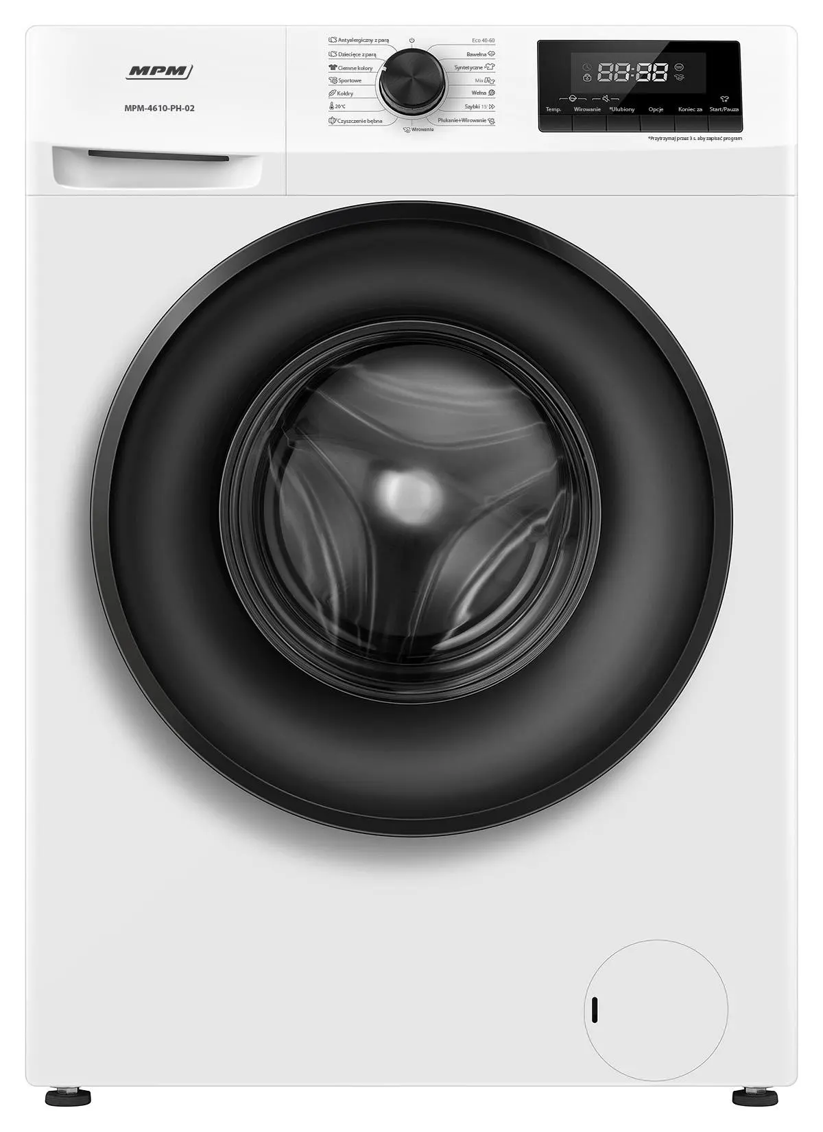 Pralka MPM 4610-PH-02 Slim 6kg 1000obr/min Programy parowe