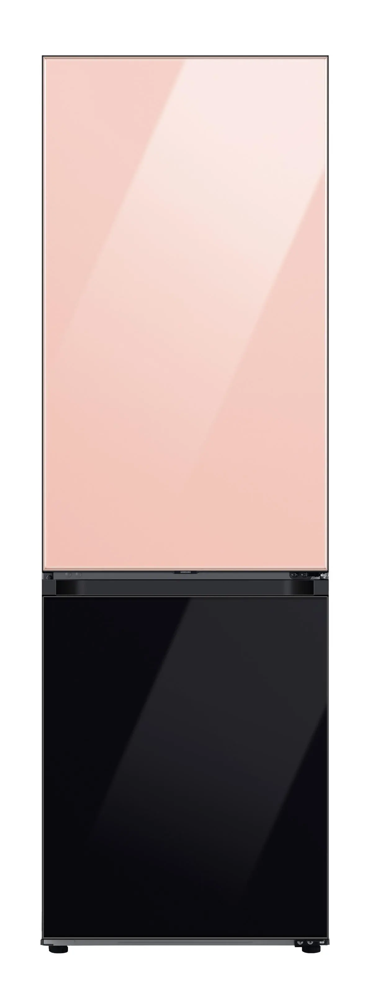 Lodówka Samsung Bespoke RB38C7B6AAP Pełny No Frost 203cm Szuflada z kontrolą wilgotności Soczysta brzoskwinia/Głęboka czerń