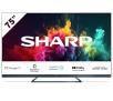 Telewizor Sharp 75FQ8EG  75" QLED 4K 144Hz Google TV Dolby Vision Dolby Atmos DTS:X HDMI 2.1 DVB-T2