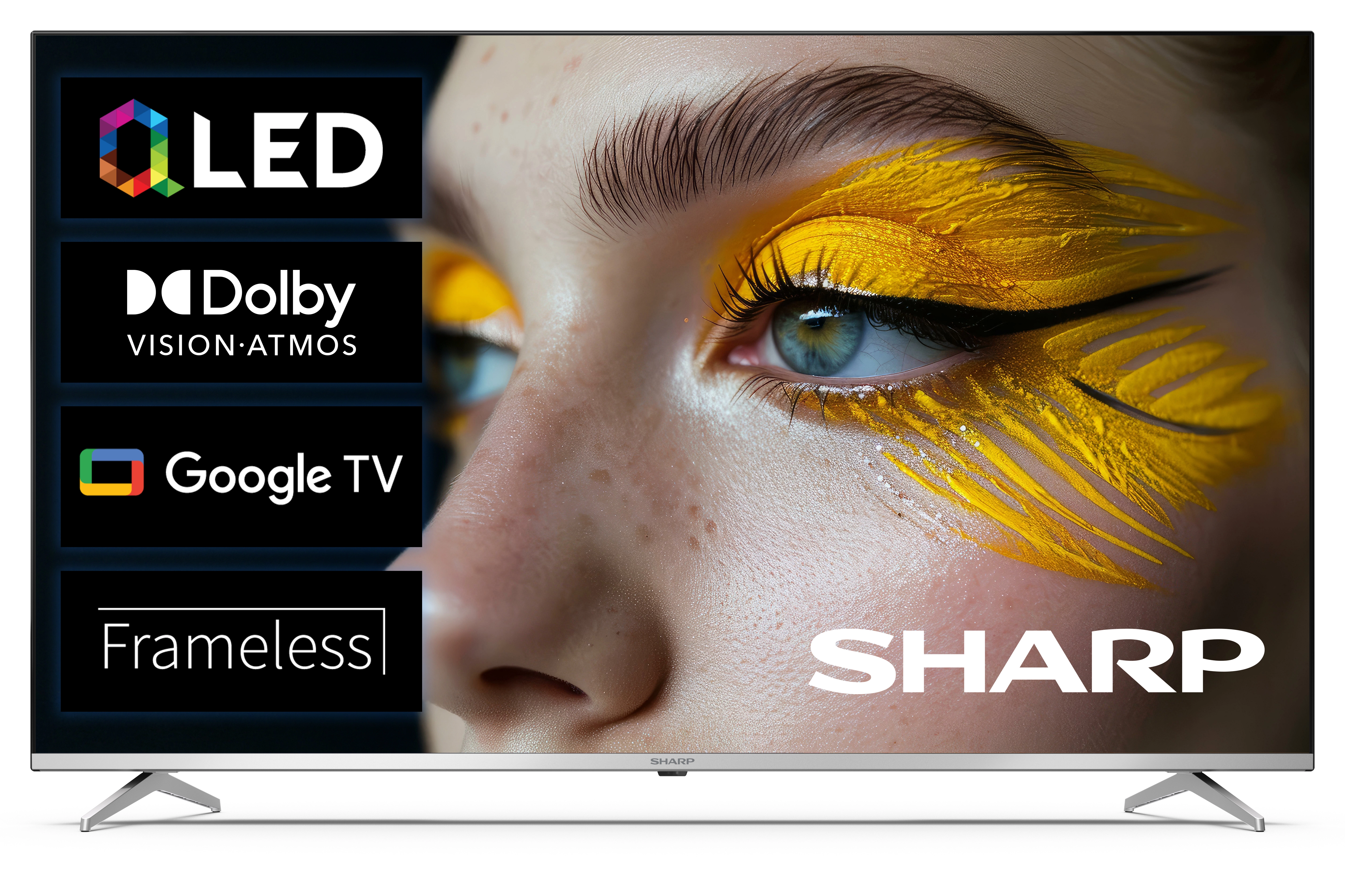 Telewizor Sharp 55GP6760E  55" QLED 4K GoogleTV Dolby Vision Dolby Atmos HDMI 2.1 DVB-T2