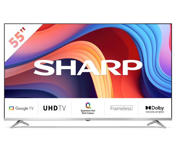 Telewizor Sharp 55GP6760E  55" QLED 4K GoogleTV Dolby Vision Dolby Atmos HDMI 2.1 DVB-T2