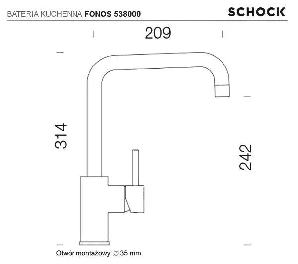 Schock Fonos 538000 Chrom - DRUGI -30%, ALBO 4-TY -80% - Kup na Raty - RRSO 0%