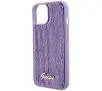 Etui Guess Sequin Script Metal GUHCP15SPSFDGSU do iPhone 15 Purpurowy