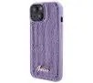 Etui Guess Sequin Script Metal GUHCP15SPSFDGSU do iPhone 15 Purpurowy