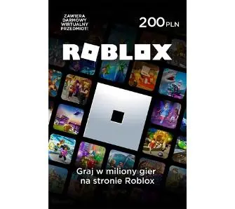 Doładowanie Roblox 200zł Obecnie dostępne tylko w sklepach stacjonarnych RTV EURO AGD