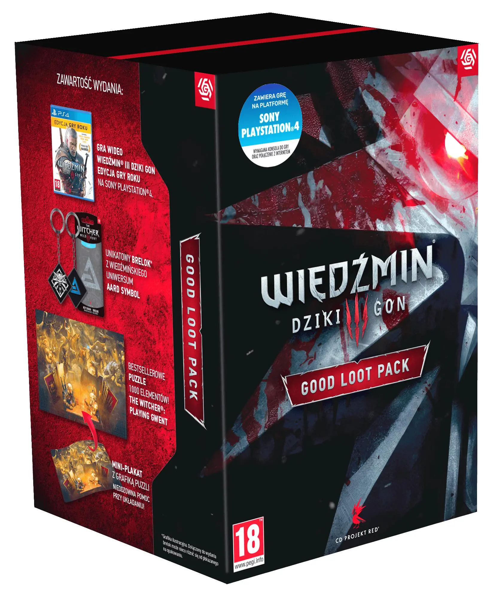 Wiedźmin 3: Dziki Gon Good Loot Pack Gra na PS4 (Kompatybilna z PS5)