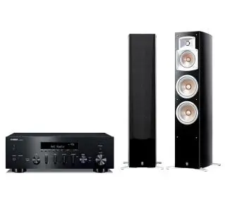 Yamaha R-N600A Czarny, NS-555 Czarny - Kup na Raty - RRSO 0%