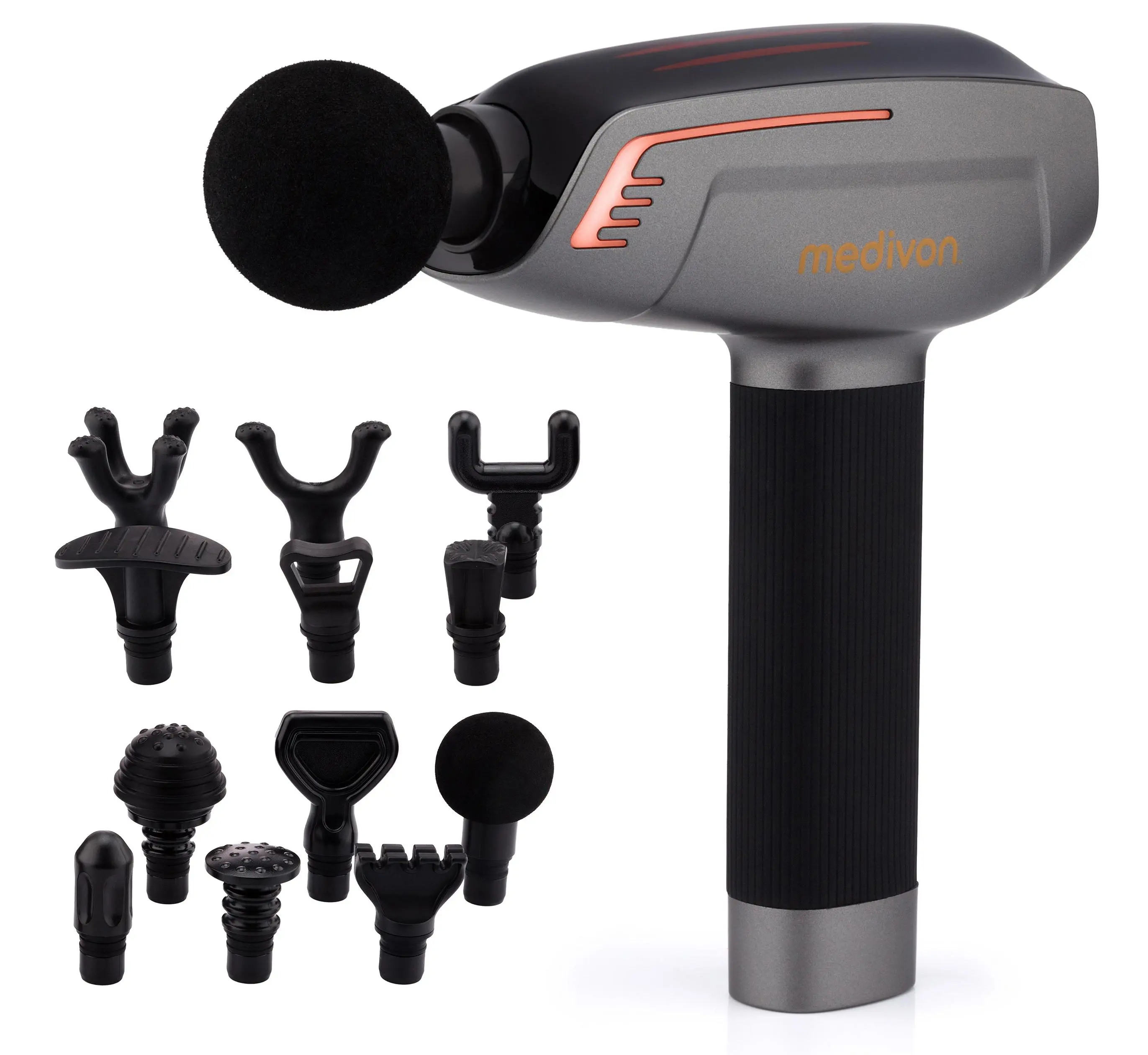 Pistolet do masażu Medivon Gun Nexus 12 nakładek 2,5h