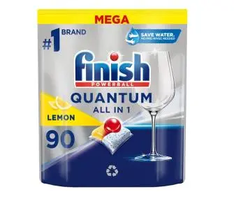 Kapsułki do zmywarki Finish Quantum All in 1 Lemon 90szt.