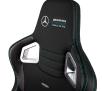 Fotel Noblechairs EPIC Mercedes-AMG Petronas F1 Team Gamingowy do 120kg Skóra ECO High Tech Czarny