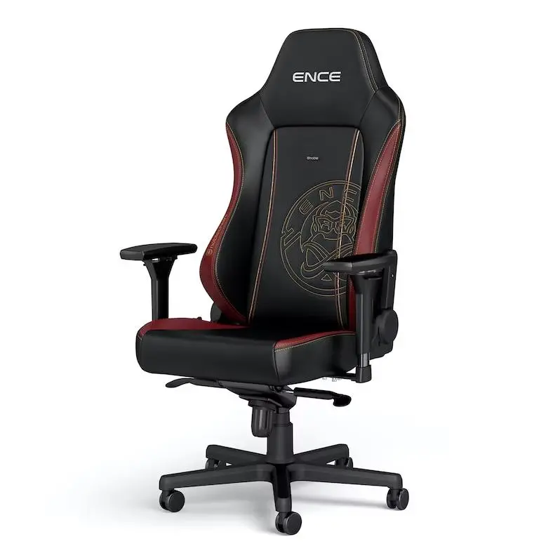 Fotel Noblechairs HERO Ence Edition Gamingowy do 150kg Skóra ECO Czarno-czerwony