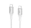 Kabel Belkin USB-C -USB-C Power delivery 240W 1m Nylon Biały