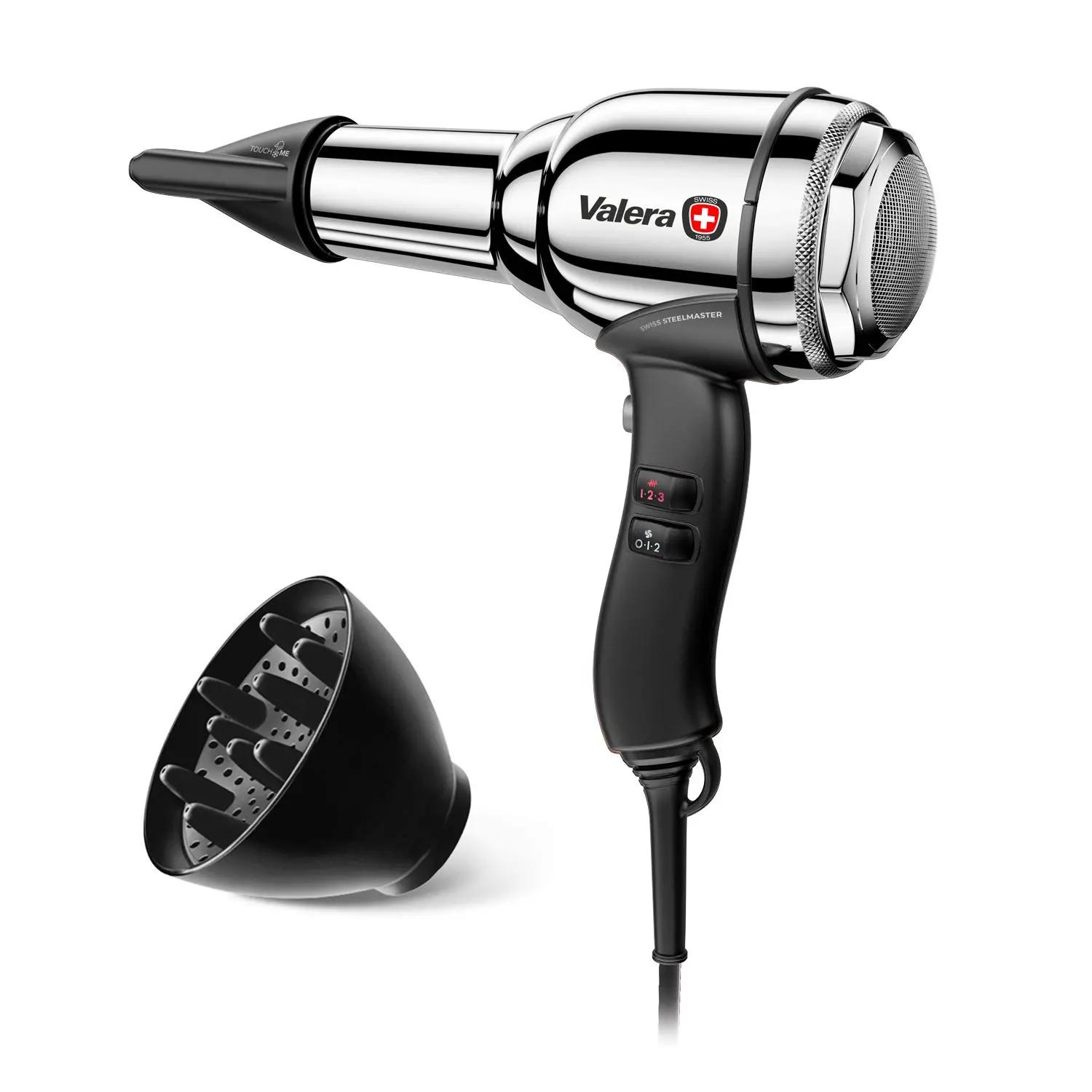 Suszarka do włosów Valera Swiss Steel Master SM 588.02 RC CR Jonizacja Zimny nawiew 2100W 2 prędkości 3 temperatury