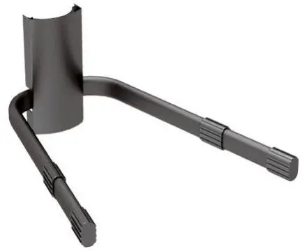 Półka ścienna Arkas DWS 10 Czarny