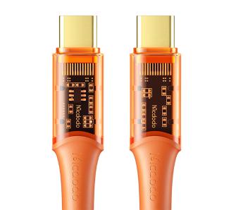 Kabel Mcdodo USB-C do USB-C CA-2113 100W 1,8m Pomarańczowy
