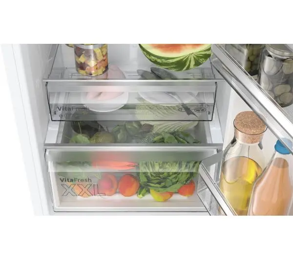 Bosch Serie 4 KGN392WCF Pełny No Frost 203cm Szuflada z kontrolą wilgotności Biały - Kup na Raty - RRSO 0%