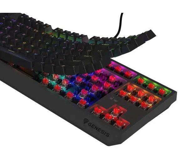 Genesis Thor 230 TKL Lite Outemu Red Czarny