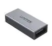 Adapter Unitek A1036GY USB-C(F) - USB-C(F) 8K 40Gbps 240W Srebrno-szary