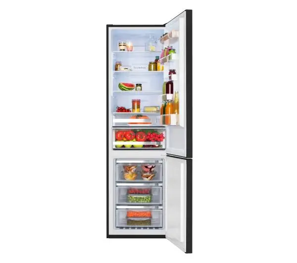 Amica FK3776.2DFZHC Pełny No Frost 200cm Czarny Inox - TRZECI -55%, ALBO 5-TY ZA 1ZŁ - Kup na Raty - RRSO 0%