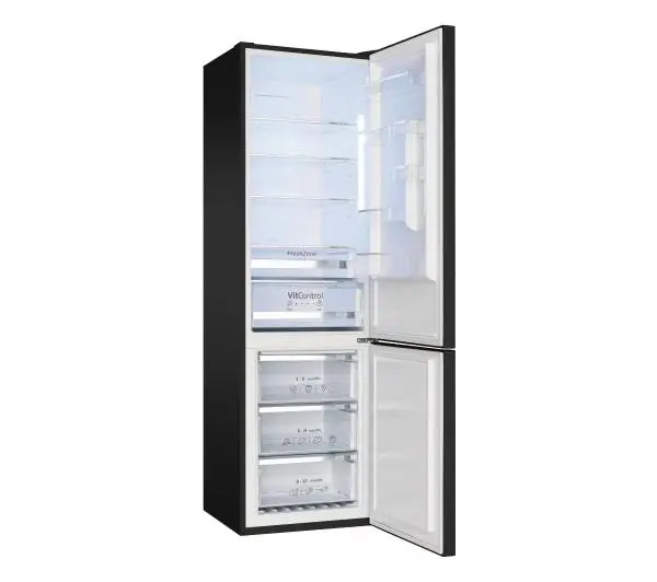 Amica FK3776.2DFZHC Pełny No Frost 200cm Czarny Inox - TRZECI -55%, ALBO 5-TY ZA 1ZŁ - Kup na Raty - RRSO 0%