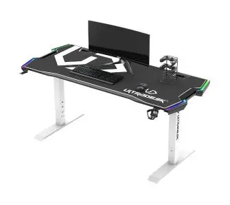 Biurko Ultradesk FORCE 166cm Regulacja wysokości Biały