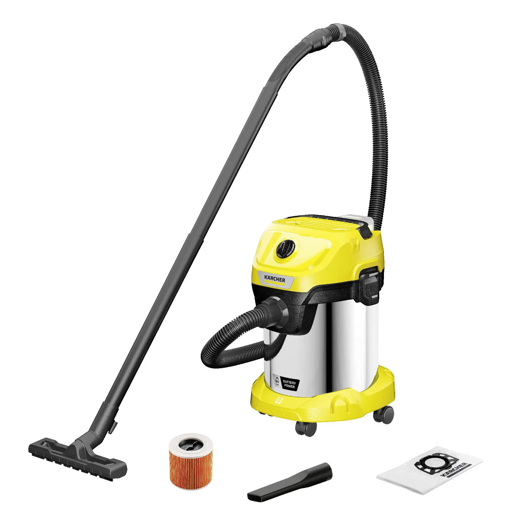 Odkurzacz Karcher WD 3-18 S V-17/20 1.628-575.0 225W
