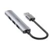 Hub USB Unitek H1208A USB-A 1xUSB-A 5 Gbps, 3xUSB-A 2.0  Szary