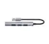 Hub USB Unitek H1208A USB-A 1xUSB-A 5 Gbps, 3xUSB-A 2.0  Szary