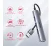 Hub USB Unitek H1208A USB-A 1xUSB-A 5 Gbps, 3xUSB-A 2.0  Szary