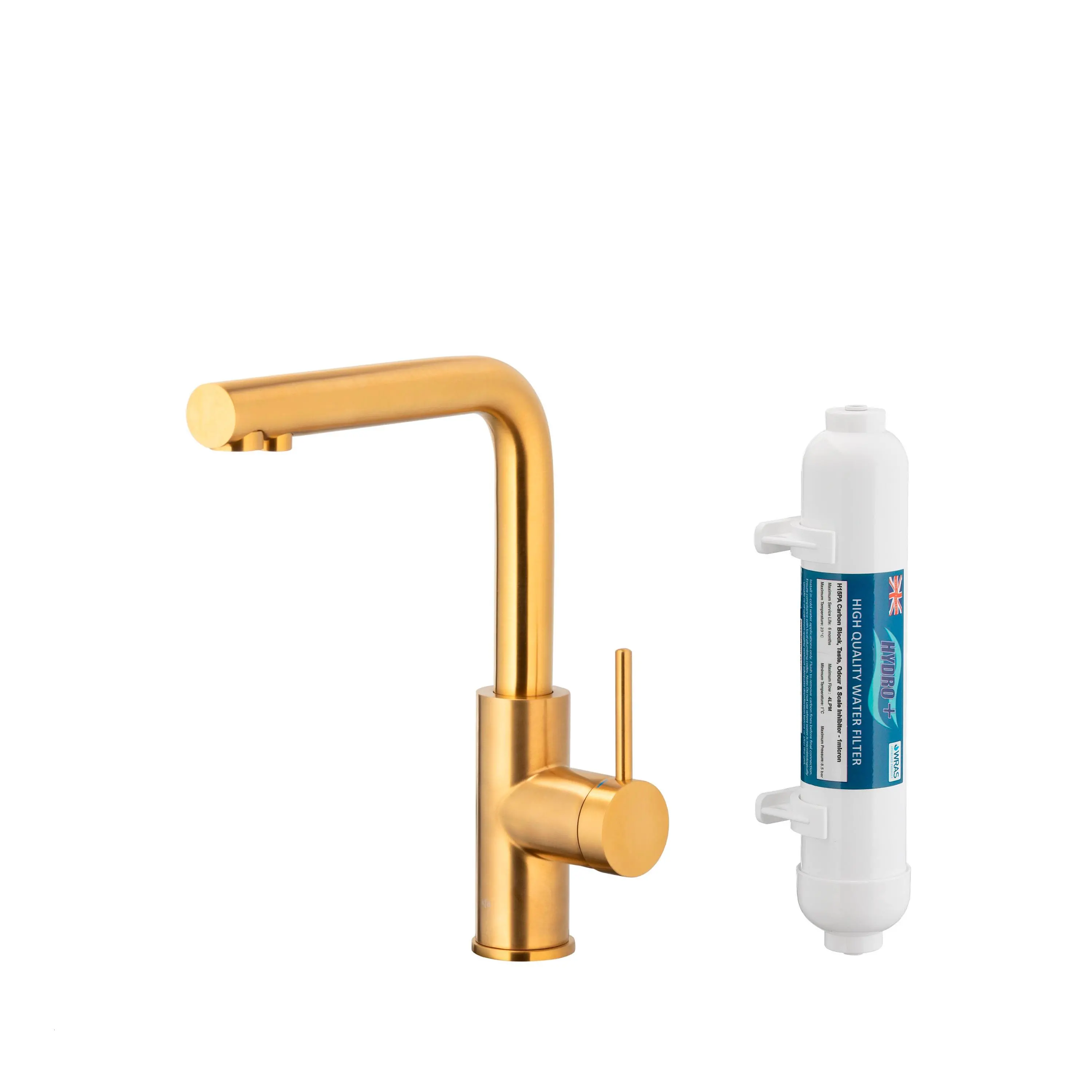 Bateria KFA Armatura Arura Duero Pure Basic 6623-912-31 Złoty Stal szlachetna