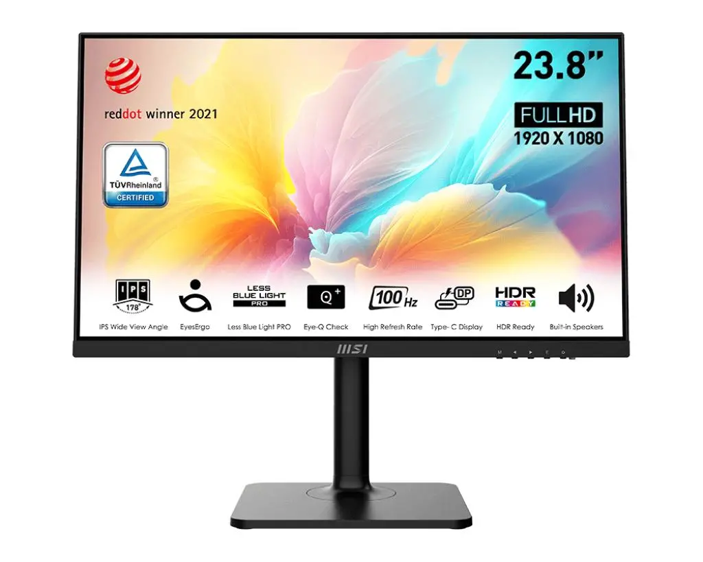 Monitor MSI Modern MD2412P  23,8" Full HD IPS 100Hz 1ms MPRT