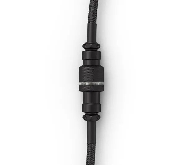 Glorious PC Gaming Race Coil Cable Phantom Black USB-C - USB-A  (GLO-CBL-COIL-BLACK) Czarny
