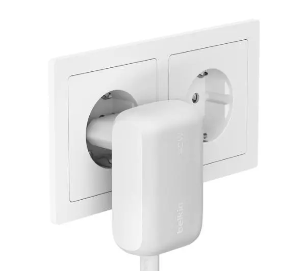 Belkin 42W 1x USB-C 1x USB-A Biały