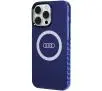 Etui AUDI IML Big Logo MagSafe Case AU-IMLMIP15PM-Q5/D2-BE do iPhone 15 Pro Max Niebieski