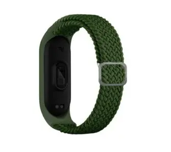 Pasek Beline do Mi Band 7/6/5 Textile Zielony