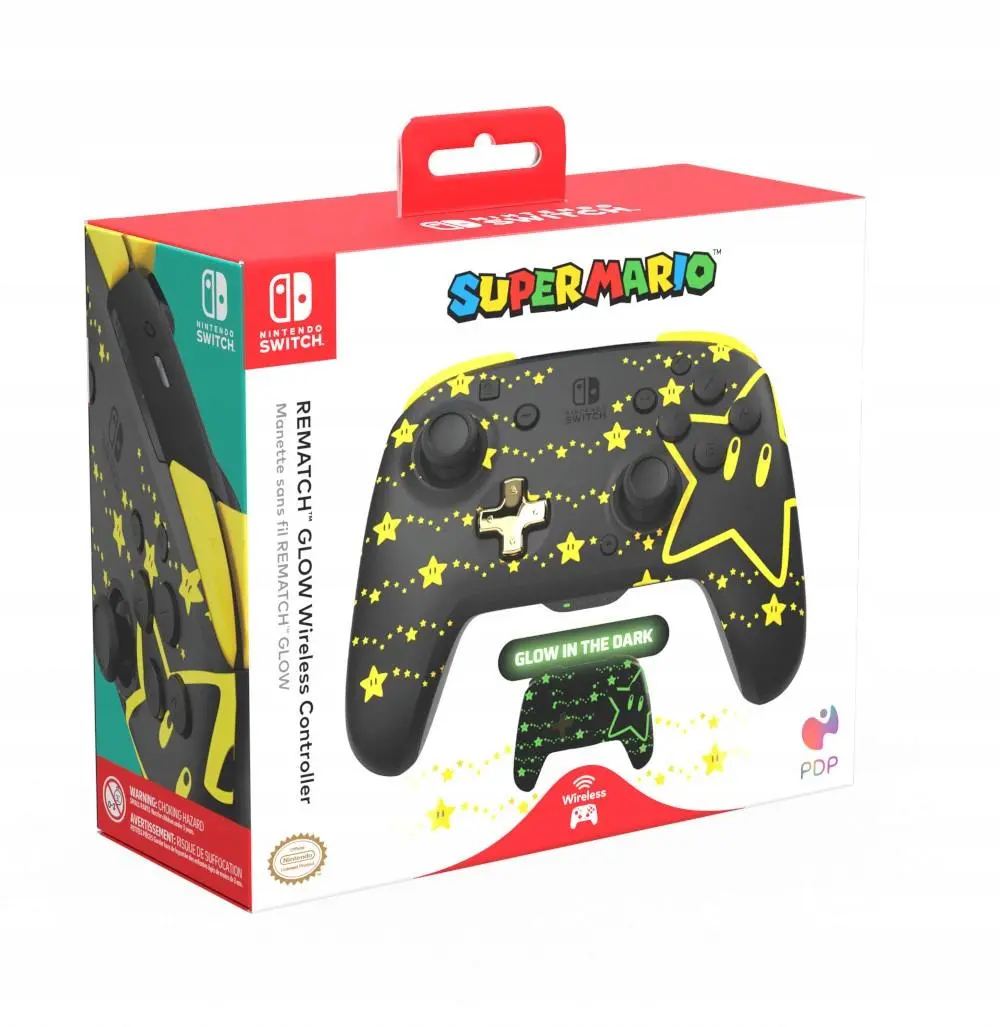 фото Геймпад PDP Rematch Glow in the Dark Super Star For Nintendo Switch