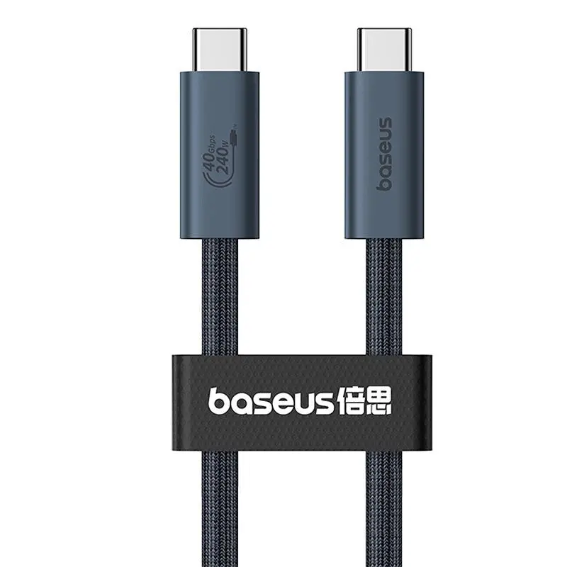 Kabel Baseus USB-C do USB-C Flash 2 240W 1m Czarny