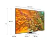 Telewizor Samsung QE55Q80DAT 55" QLED 4K 120Hz Tizen Dolby Atmos HDMI 2.1 DVB-T2